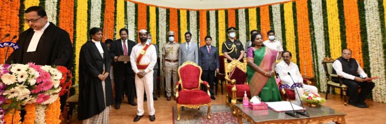 Ujjal Bhuyan sworn in as Telangana CJ