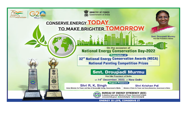 Ministry of Power to celebrate “Energy Conservation Day 2022” tomorrow (Dec 14)