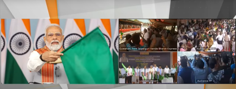PM flags off Assam’s first Vande Bharat Express