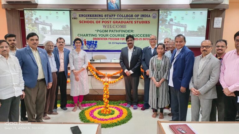 ESCI conducts orientation programme for PGDM batch of 2023-25