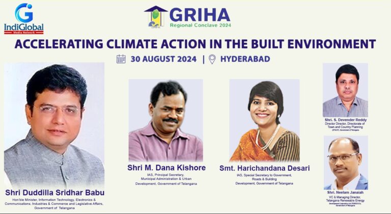 Hyderabad set to witness GRIHA Council Regional Conclave on August 30, 2024