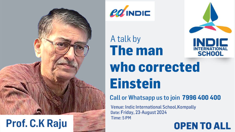 A talk by the man who corrected Einstein