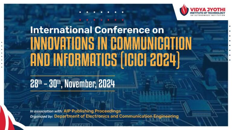 VJIT to host 3-day ICICI 2024