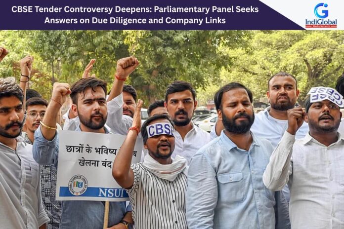 CBSE Tender Controversy Deepens: Parliamentary Panel Seeks Answers on Due Diligence and Company Links CBSE OEM