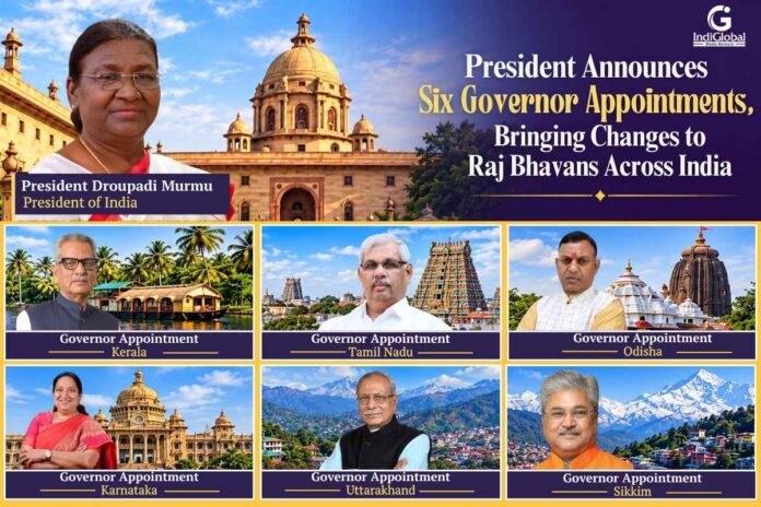 Six Governor Appointments