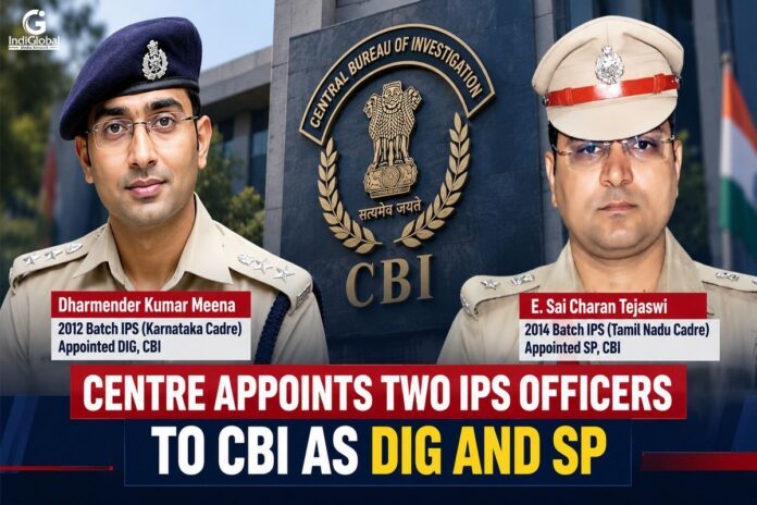 Two IPS Officers into CBI as DIG and SP